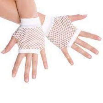 Gloves Short Fishnet White BUY